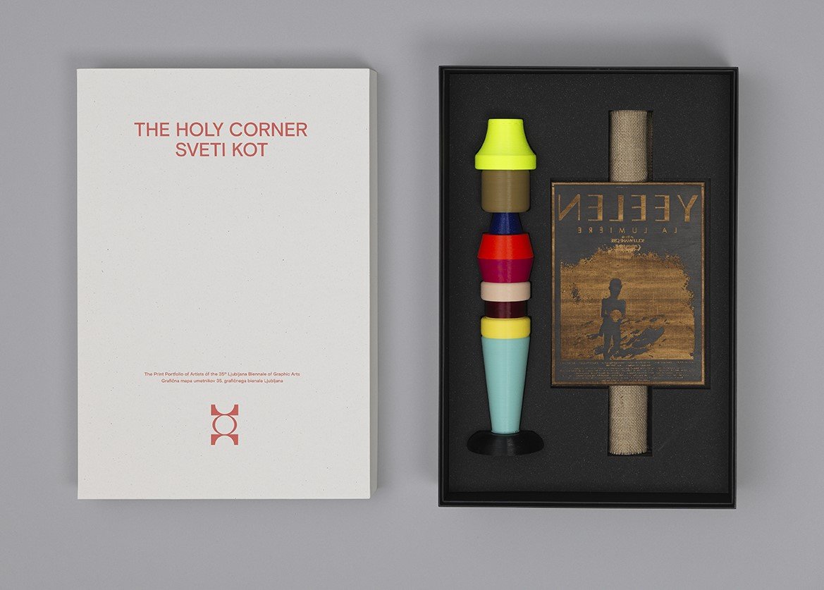 The Print Portfolio of Artists of the 35th Ljubljana Biennale of Graphic Arts, The Holy Corner